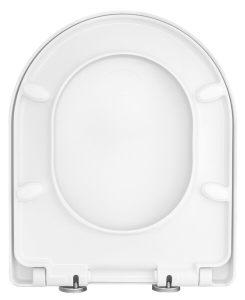 Gamma Sewilla D4, WC sedadlo 420x345mm, SoftClose, biela lesklá, GMA-D4