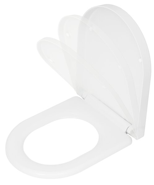 Gamma Sewilla D4, WC sedadlo 420x345mm, SoftClose, biela lesklá, GMA-D4