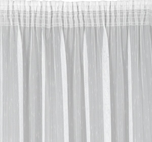 ZÁCLONA NA PÁSKE PILAR 350X270 CM BIELA