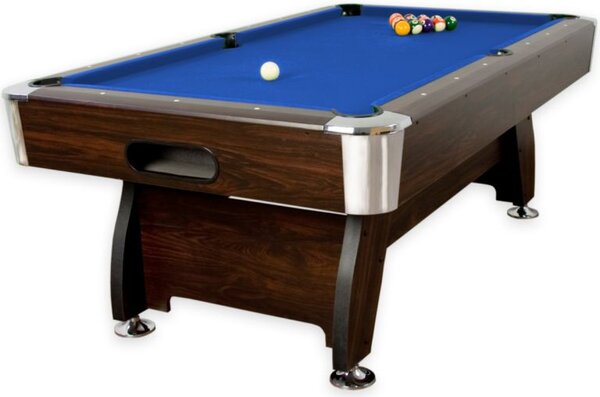 GamesPlanet® biliardový stôl PREMIUM, modrý, 7 ft