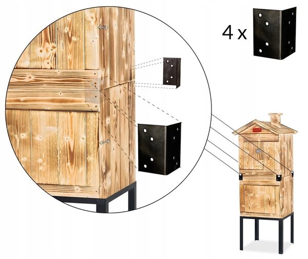 TRENDIE Udiareň XXL drevená
