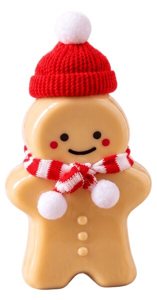 Fľaša na vaječný likér GINGER BUDDY 350 ml, červená/biela