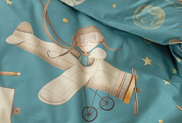 Obliečky Little Prince Bavlna deluxe digitál 1x 140/200, 1x 70/90