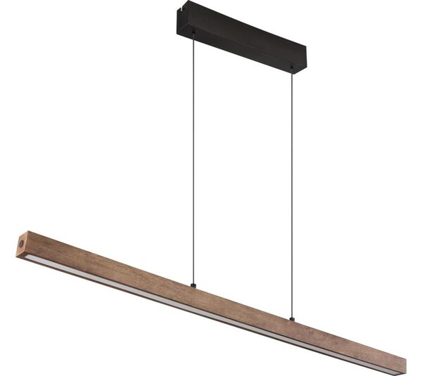 Globo 17015 - LED stmievateľný dotykový luster na lankách OLIVUS LED/24W/230V 3000K hnedá