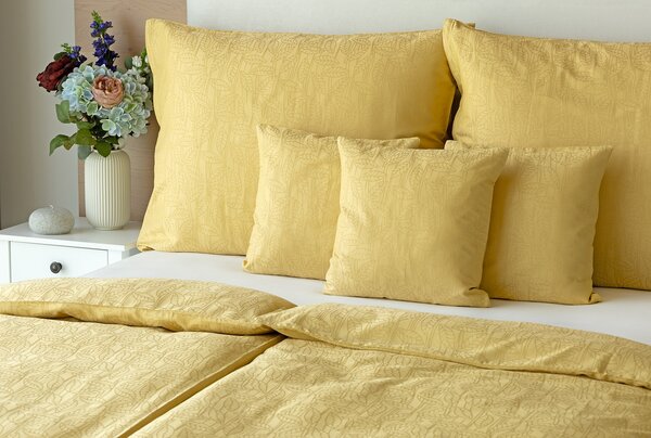 Obliečky Sofie Camel Gold Bambusový damašek 1x 140/200, 1x 70/90