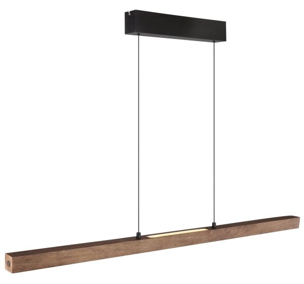 Globo 17015 - LED stmievateľný dotykový luster na lankách OLIVUS LED/24W/230V 3000K hnedá