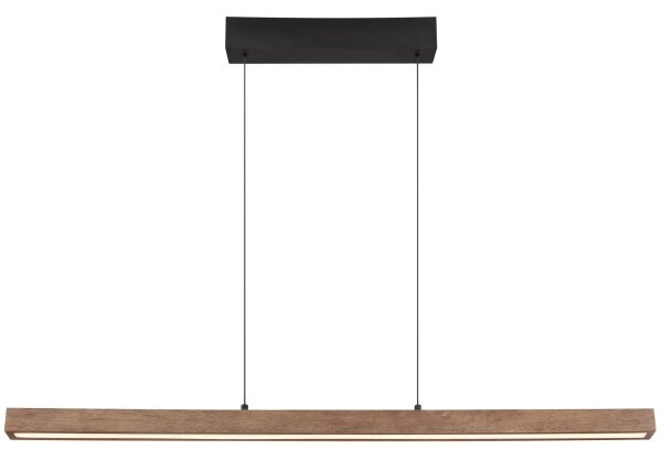 Globo 17015 - LED stmievateľný dotykový luster na lankách OLIVUS LED/24W/230V 3000K hnedá
