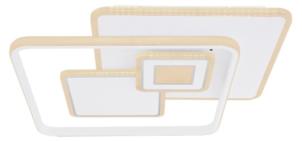 Globo 48441-50SH - LED stmievateľné stropné svietidlo RODERICK 50W/230V 50,3x50,3 cm+DO