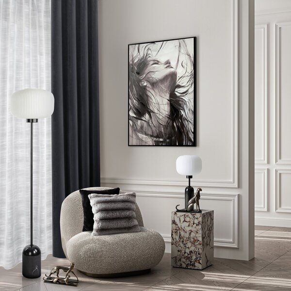 ZÁCLONA NA PÁSKE ASTERA 140X270 CM BIELA