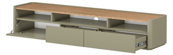 TV stolík Elivo 200 cm - eukalyptus / dub baltic dune