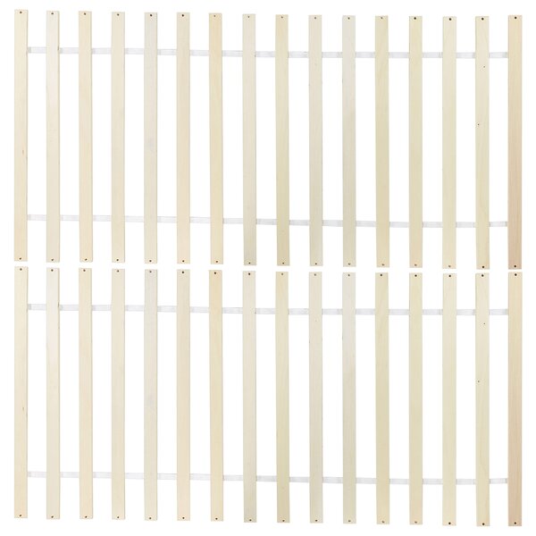 Posteľ biela borovicové drevo 160 x 200 cm lamelové čelo s roštom škandinávsky tradičný štýl spálňa
