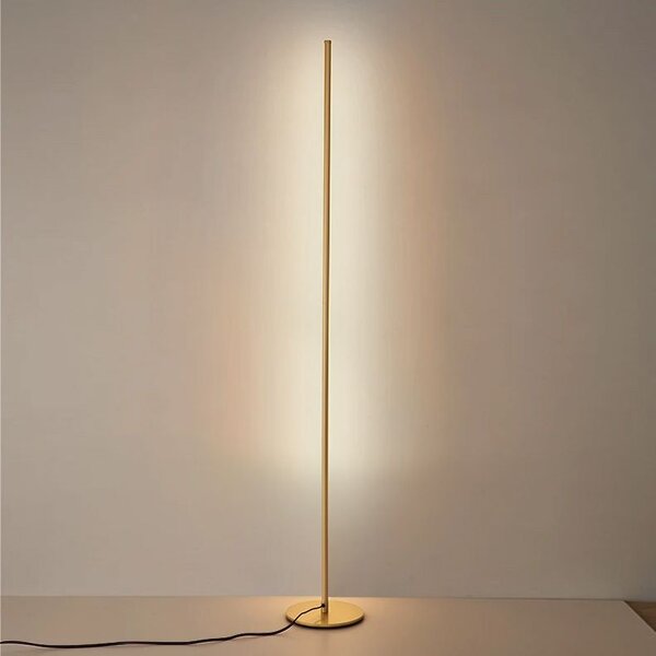 Toolight Toolight, LED podlahová lampa 145cm, 12W, APP1416-F, zlatá lesklá, OSW-05416