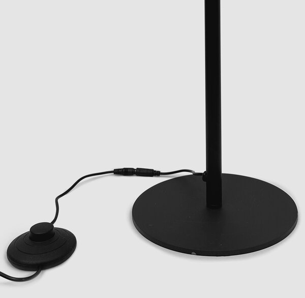 Toolight Toolight, LED podlahová lampa 12W APP1415-F, čierna, OSW-01416