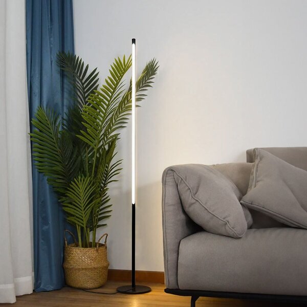 Toolight Toolight, LED podlahová lampa 12W APP1415-F, čierna, OSW-01416