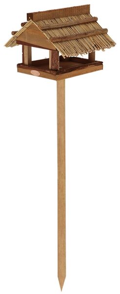 Zapichovacie kŕmidlo pre vtáky Lilly, 111x28,5x27 cm, drevo, hnedá