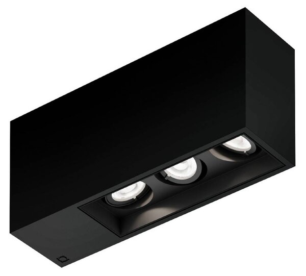 WEVER & DUCRÉ LED-Downlight Plano petit 3.0 čierna 927 stmievateľná, Čierna, Chodba, Hliník, Moderný, Stropné svetlo