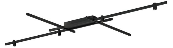 Wever & Ducré Lighting WEVER DUCRÉ stropné LED svetlo Trace Grid 2.0 čierne 927, Čierna, Obývacia izba / jedáleň, Hliník, Moderný, Stropné svetlo