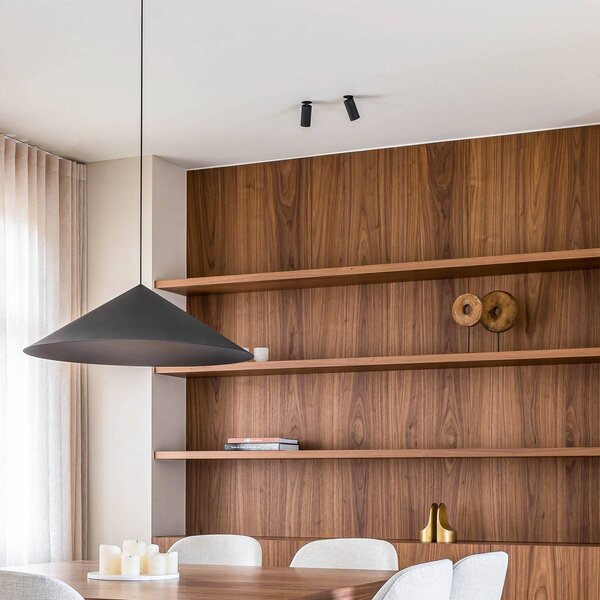 Wever & Ducré Lighting WEVER DUCRÉ LED-zápustný spot Ceno 1.0 bronz 927 listová pružina, Hnedá / staromosadz, Obývacia izba / jedáleň, Hliník, Moderný, Zapustené stropné svietidlo