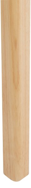 Jedálenský stôl svetlý jaseň MDF 160 x 90 cm jaseňová dýhovaná vrchná doska moderný dizajn kuchynský stôl
