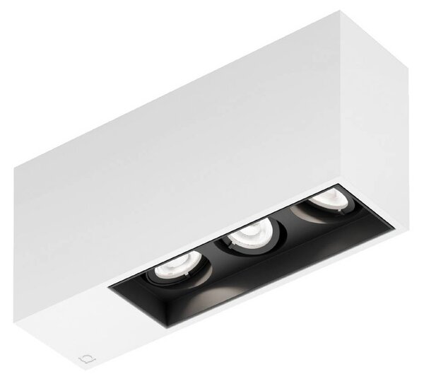 Wever & Ducré Lighting WEVER DUCRÉ Downlight Plano petit 3.0 biela/čierna 927 stmievateľné, Biela / opálová, Chodba, Hliník, Moderný, Stropné svetlo
