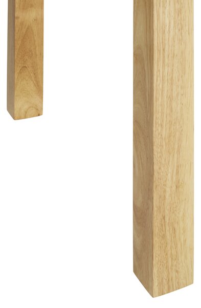 Rozkladací stôl prírodný jaseň MDF 160/240 x 90 cm nohy z kaučukového dreva dyhovaná doska prírodná povrchová úprava