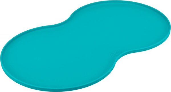 Silikónová podložka pod misku s okrajom 48 x 27 cm tyrkysová, Trixie, Výber Kupujem pre útulkáčov