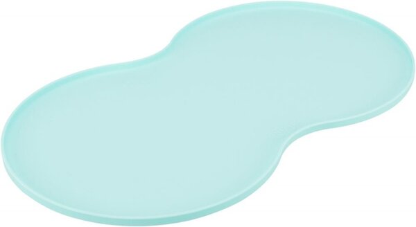 Silikónová podložka pod misku s okrajom 48 x 27 cm mintová, Trixie, Výber Kupujem pre útulkáčov