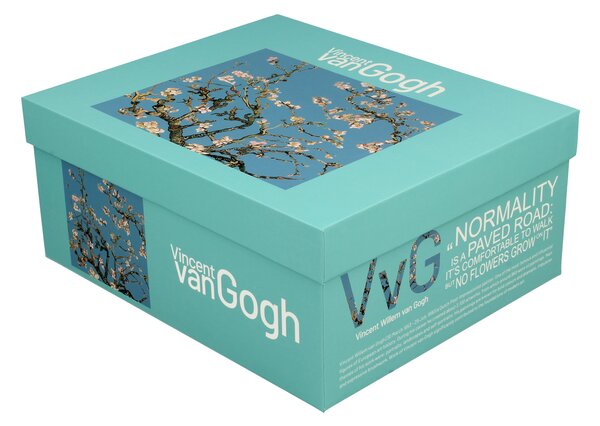 Porcelánová šálka s podšálkou Van Gogh Almond Blossom 250 ml sada 2ks