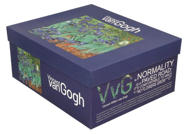 Porcelánová šálka s podšálkou Van Gogh Irises 250 ml sada 2ks
