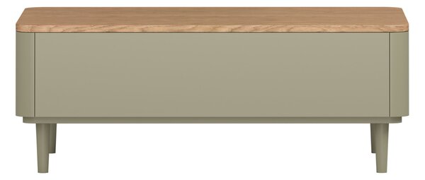 Konferenčný stolík Elivo 100 cm na nožičkách - eukalyptus / dub baltic dune