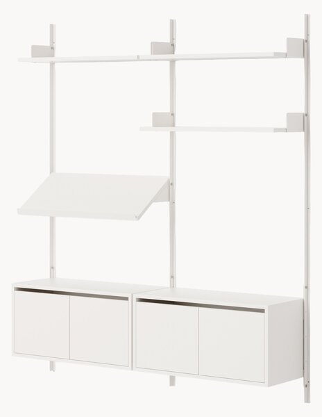 Veľký nástenný regál's úložným priestorom Living