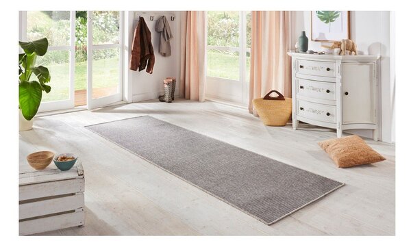 Sivý vnútorný a vonkajší behúň 80x350 cm Nature – Hanse Home