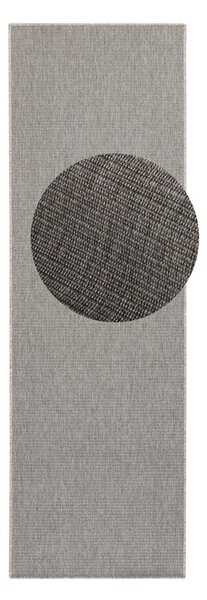 Sivý vnútorný a vonkajší behúň 80x350 cm Nature – Hanse Home