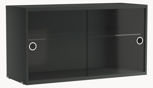 Vitrína's posuvnými sklenenými dvierkami String System, Š 78 x H 30 cm