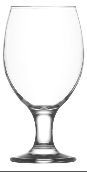 Pohár Misket, sklenený, na pivo, 400 ml, 69x160 mm, bal. 6 ks