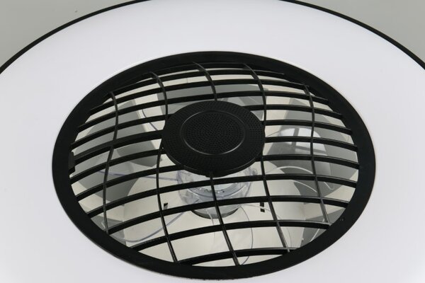 TRIO Reality R64462102 LINKÖPING Stropné svietidlo s ventilátorom D590mm SMD LED 45W/5600lm 2700-6500K čierna, diaľkový ovládač