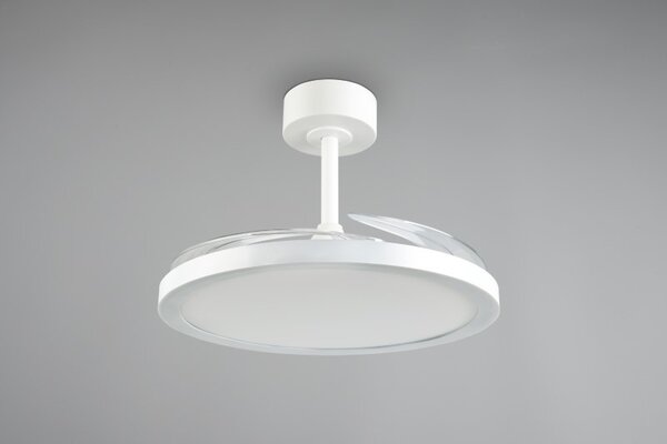 TRIO Reality R64452131 KASFJORD Stropné svietidlo s ventilátorom D1060mm SMD LED 34W/3900lm 2700-6500K biela, diaľkový ovládač