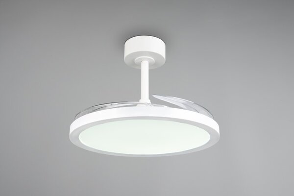TRIO Reality R64452131 KASFJORD Stropné svietidlo s ventilátorom D1060mm SMD LED 34W/3900lm 2700-6500K biela, diaľkový ovládač