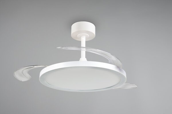 TRIO Reality R64452131 KASFJORD Stropné svietidlo s ventilátorom D1060mm SMD LED 34W/3900lm 2700-6500K biela, diaľkový ovládač