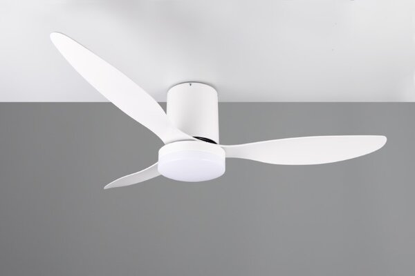 TRIO Reality R64202131 GÖTEBORG Stropný ventilátor s osvetlením D1320mm SMD LED 20W/2500lm 2700-6000K biela, diaľkový ovládač