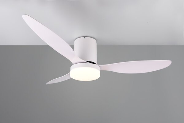 TRIO Reality R64202131 GÖTEBORG Stropný ventilátor s osvetlením D1320mm SMD LED 20W/2500lm 2700-6000K biela, diaľkový ovládač