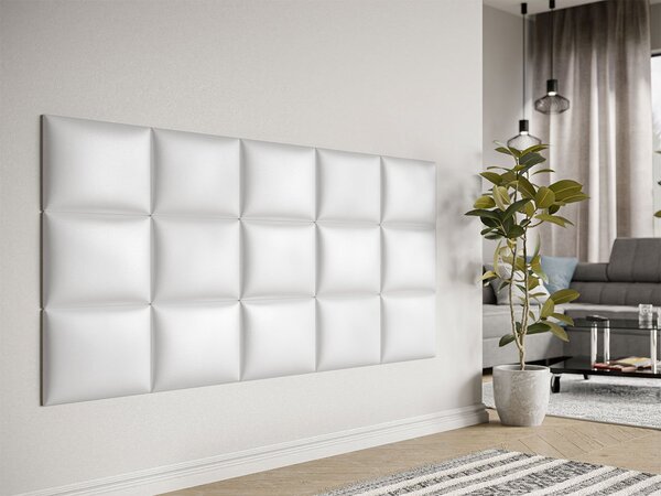 Mirjan24 Čalúnený nástenný panel Pag 40x30 cm, Farba čalúnenia:: ekokoža Soft 017 (biela) 5903211019715