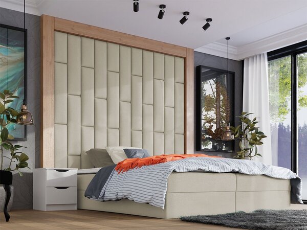 NovýNábytok.sk Čalúnený nástenný panel Pazara 40x20 (manila 02). Vlastná spoľahlivá doprava až k Vám domov. 1054229