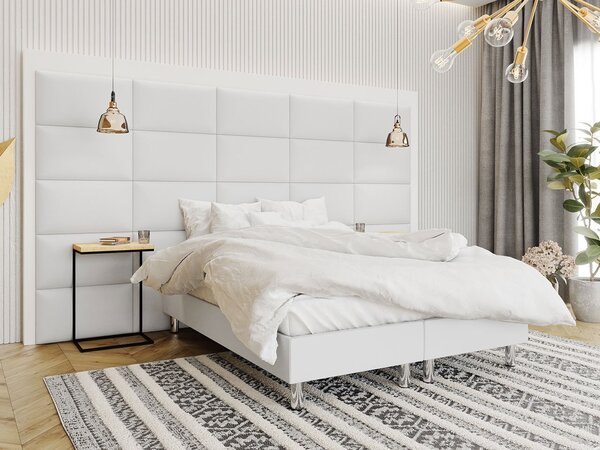 NovýNábytok.sk Čalúnený nástenný panel Pazara 70x40 (ekokoža soft 017 (biela). Vlastná spoľahlivá doprava až k Vám domov. 1054351