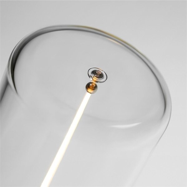 Zuma Line 1001 - LED Stmievateľná nabíjacia lampa ESTERNO LED/0,5W/230V čierna IP54