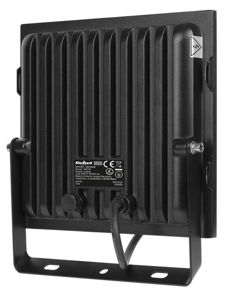 LED reflektor 100W 4000K čierny Rebel
