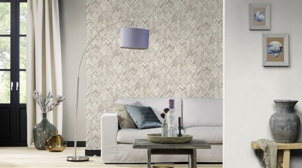 RASCH | Vliesová tapeta na stenu Beachhouse 479423 | 0,53 x 10,05 m | biela