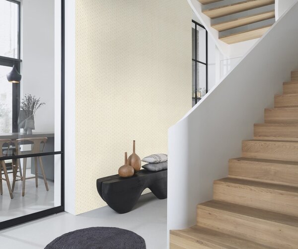 RASCH | Vliesová tapeta na stenu Beachhouse 410655 | 0,53 x 10,05 m | krémová, béžová