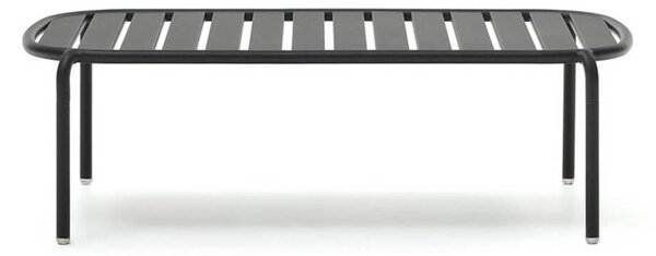 MUZZA Záhradný konferenčný stolík colnos 113 x 65 cm sivý
