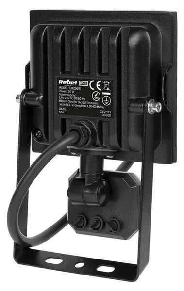 LED Reflektor 30W s detektorom pohybu 4000K Rebel